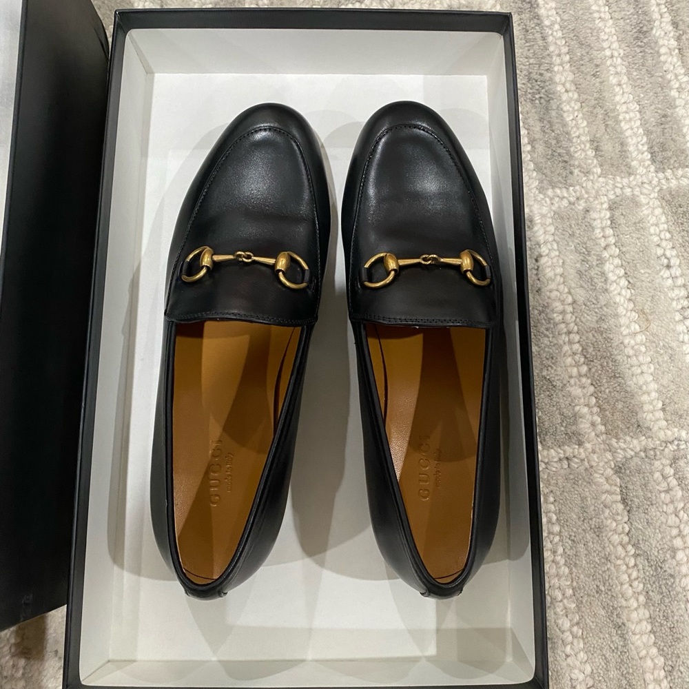 Gucci Jordan Leather Loafers 35.5 (5.5)